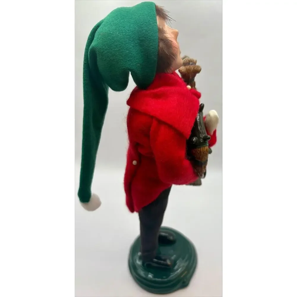 Byers Choice Carolers Child With Toy Signed & Dated 1999